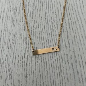 Gold Kappa Delta Necklace